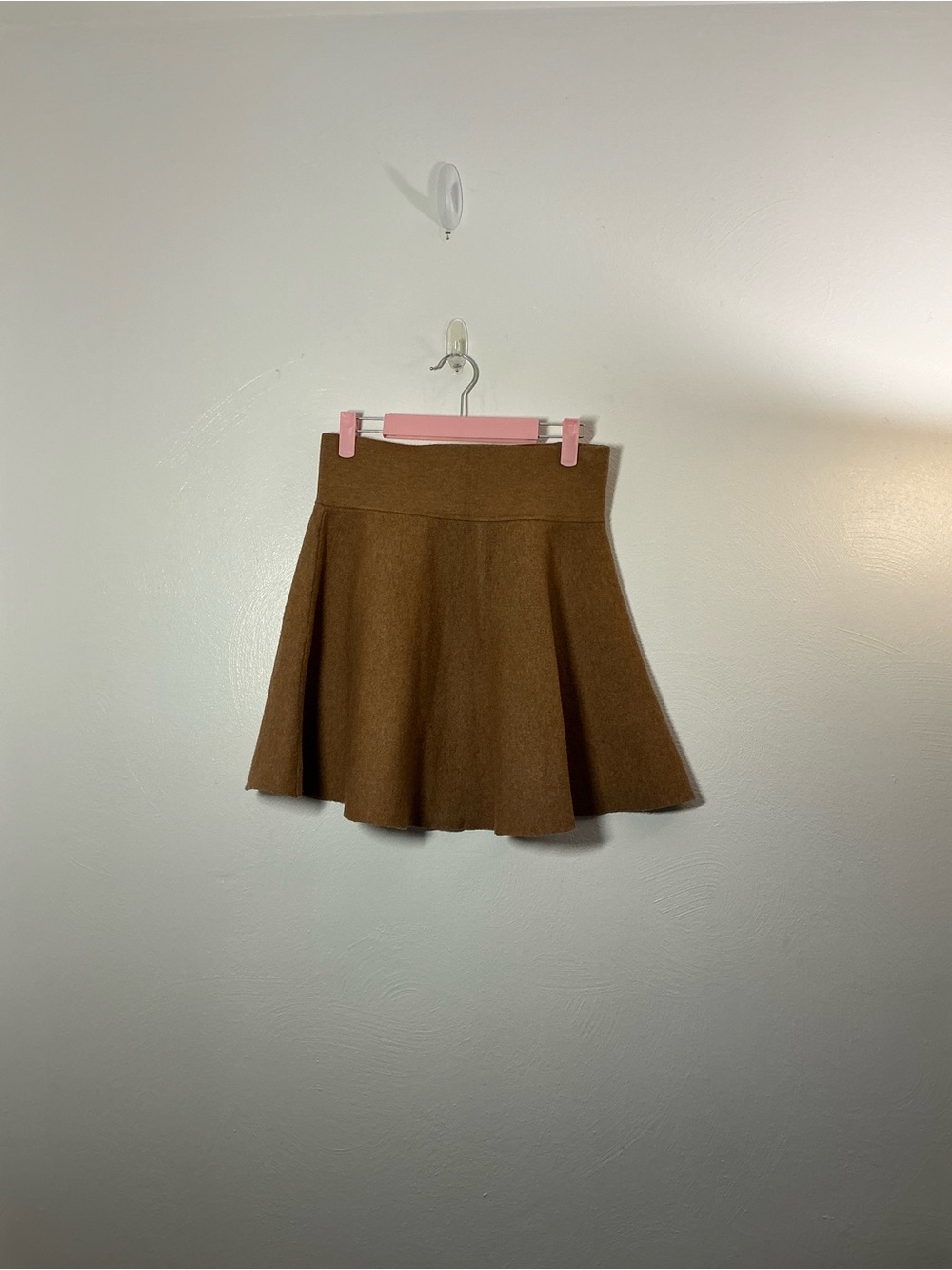 A New Day Brown Flared Circle Skirt Size Small - Picture 1 of 5